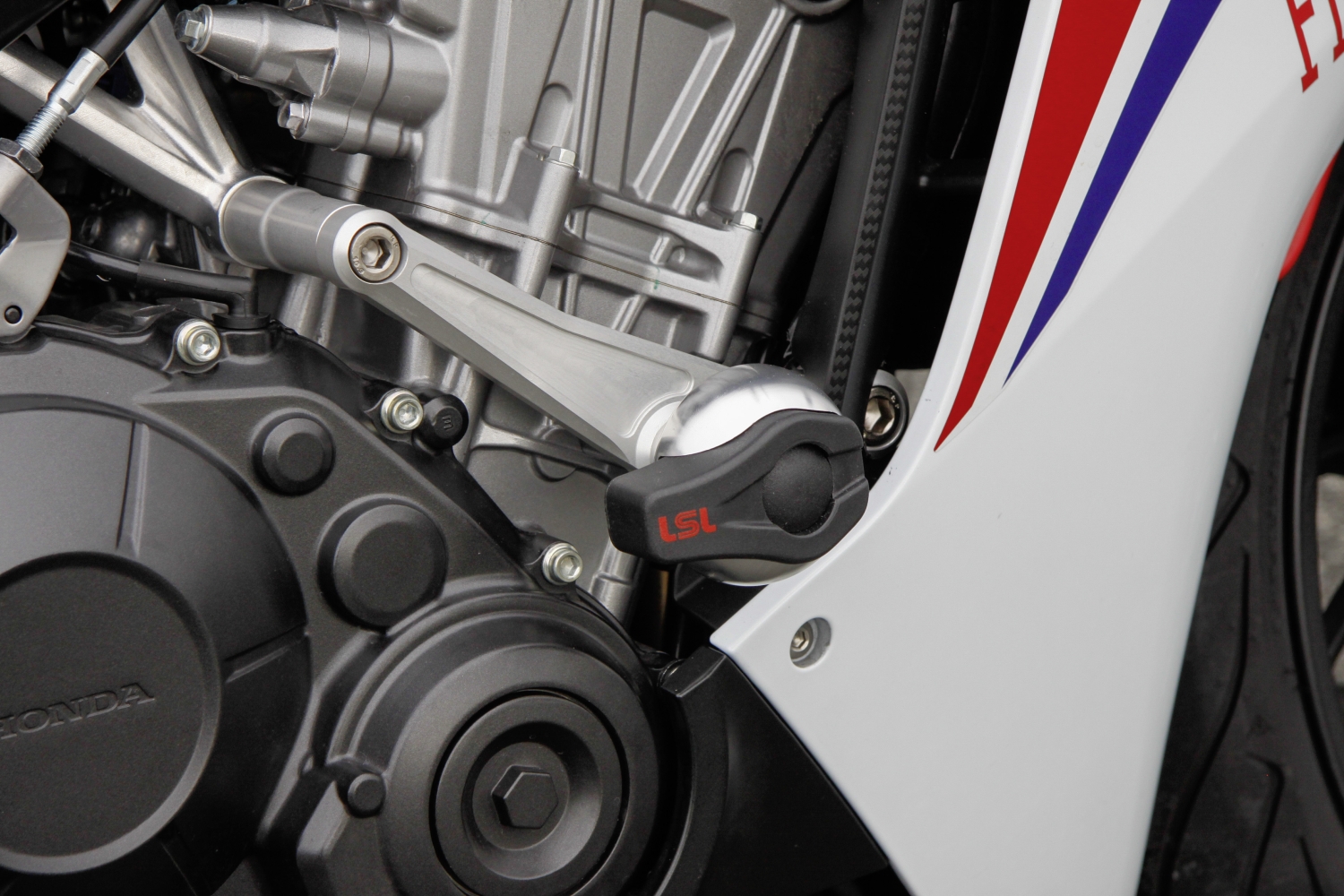 Kit de montaje LSL Crash Pad para Honda CBR650F, 2014-, CB650R, 2019-, CBR650R, 2019-, con placas adaptadoras