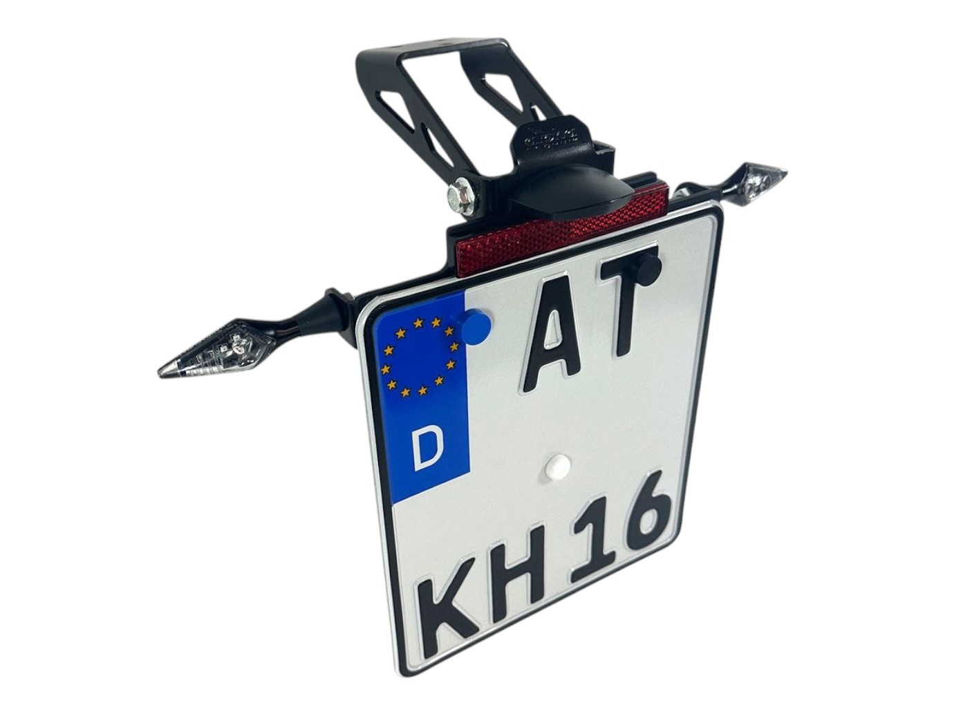 alpha Technik Soporte de matrícula para Honda CRF1100L Africa Twin, a partir del año de modelo 2020-, Tipo SD08 / SD13 / SD09 / SD14