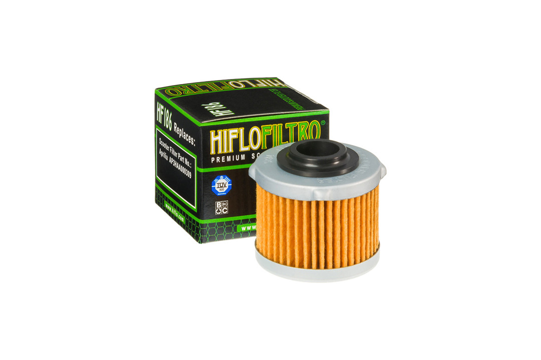 Filtro de aceite HIFLO HF186 para APRILIA Scarabeo