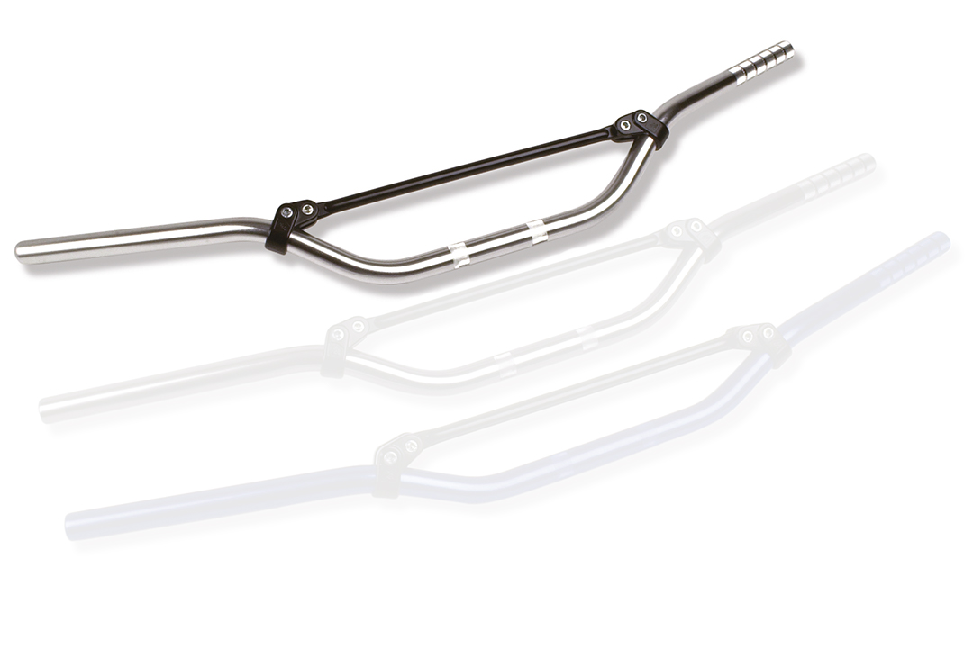 Manillar de aluminio TRW Offroad MC Bajo MCL153C en plata