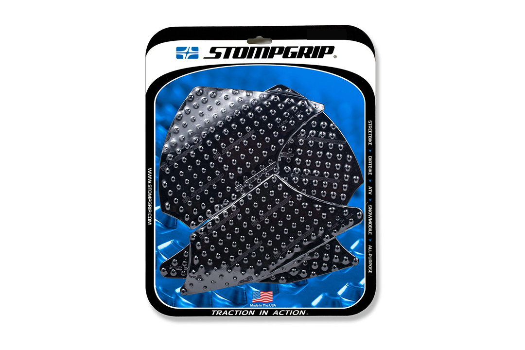 Almohadilla depósito de gasolina Stompgrip negra, Volcano, Kit depósito de gasolina Streetbike, para KTM 1290 Super Adventure S, R, 2021-2024