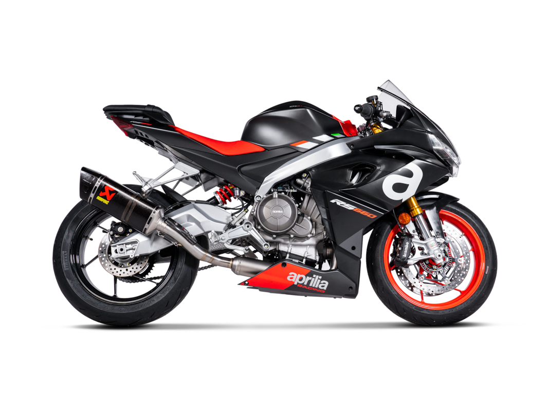 Akrapovic Racing Line (Carbon) sistema de escape para Aprilia RS660 2021- Tuono RS660 2021-
