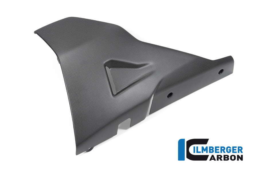 Spoiler de motor de carbono Ilmberger lado izquierdo, mate, Ducati Diavel 1260, 2019-
