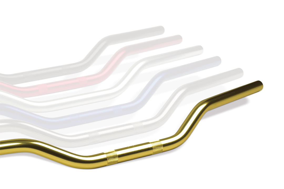 Manillar de aluminio TRW Superbike MCL100G en oro