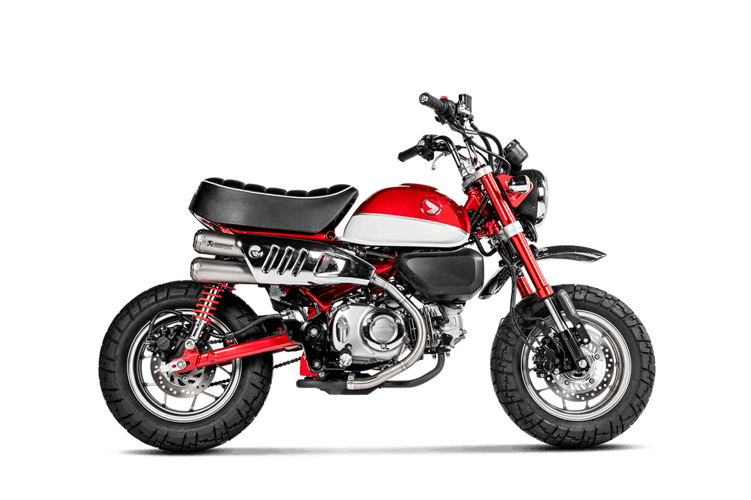 Línea Slip-On Akrapovic (Titanio) Honda MSX 125 GROM a partir del año de modelo 2019-2025