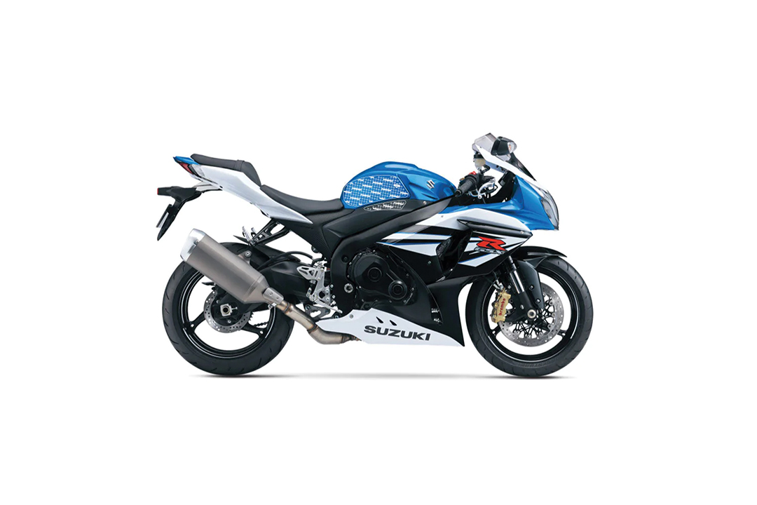 Stompgrip negro, Icon, para Suzuki GSX-R1000, 2009-2016