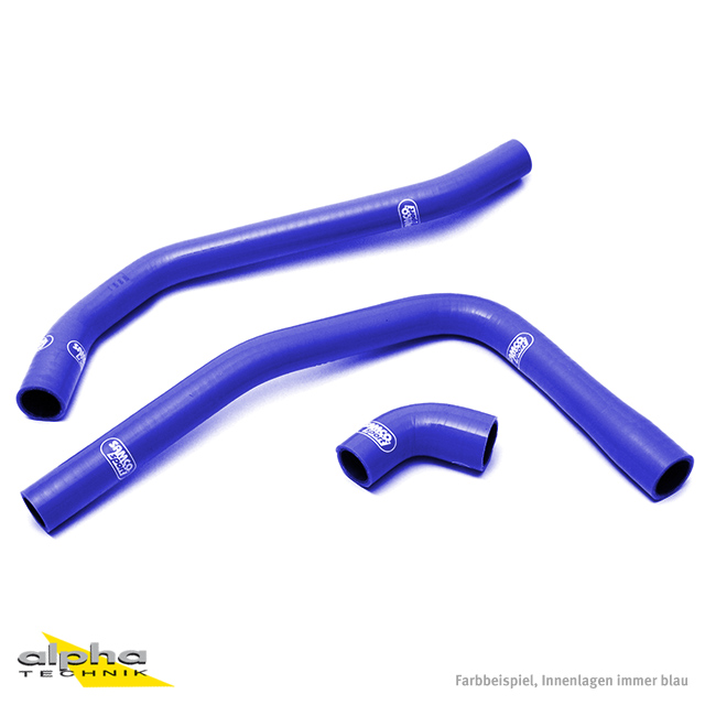 Kit de Mangueras de Silicona SAMCO SPORT azul para Kawasaki ZXR400 año de modelo 1990-2002