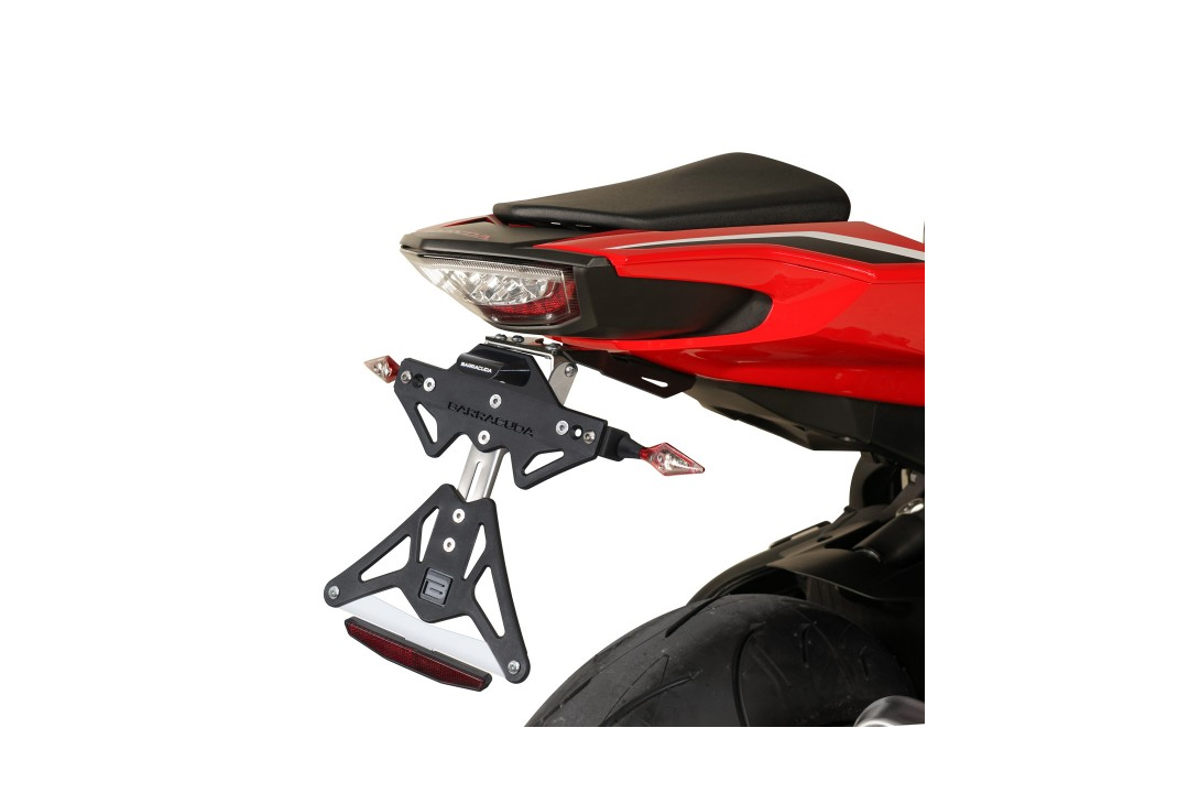 Soporte de matrícula Barracuda para Honda CBR1000RR Fireblade 2017-2018