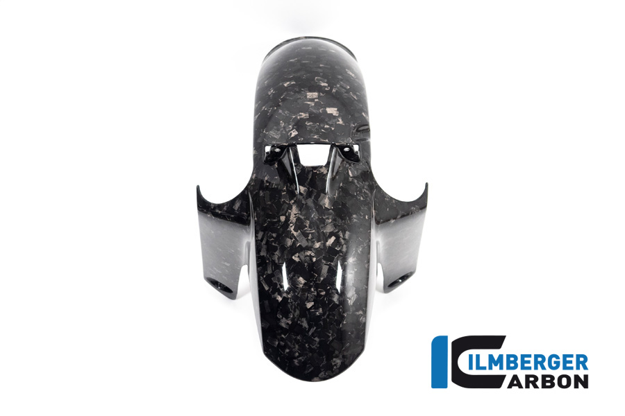 Guardabarros de carbono Ilmberger anterior, delanteroe, Black Diamond Carbon, brillante, BMW R1300GS 2023-