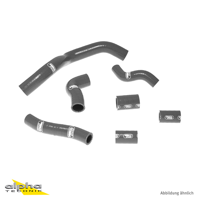 SAMCO SPORT Kit de mangueras de silicona negro mate clásico para KTM 950 Adventure S 990 Adventure S 990 Super Duke Año del modelo 2004-2013