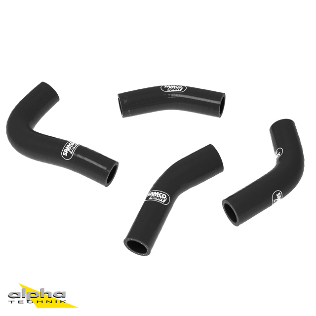 Kit de mangueras de silicona SAMCO SPORT negro para Yamaha RD350LC, año del modelo 1983-1995