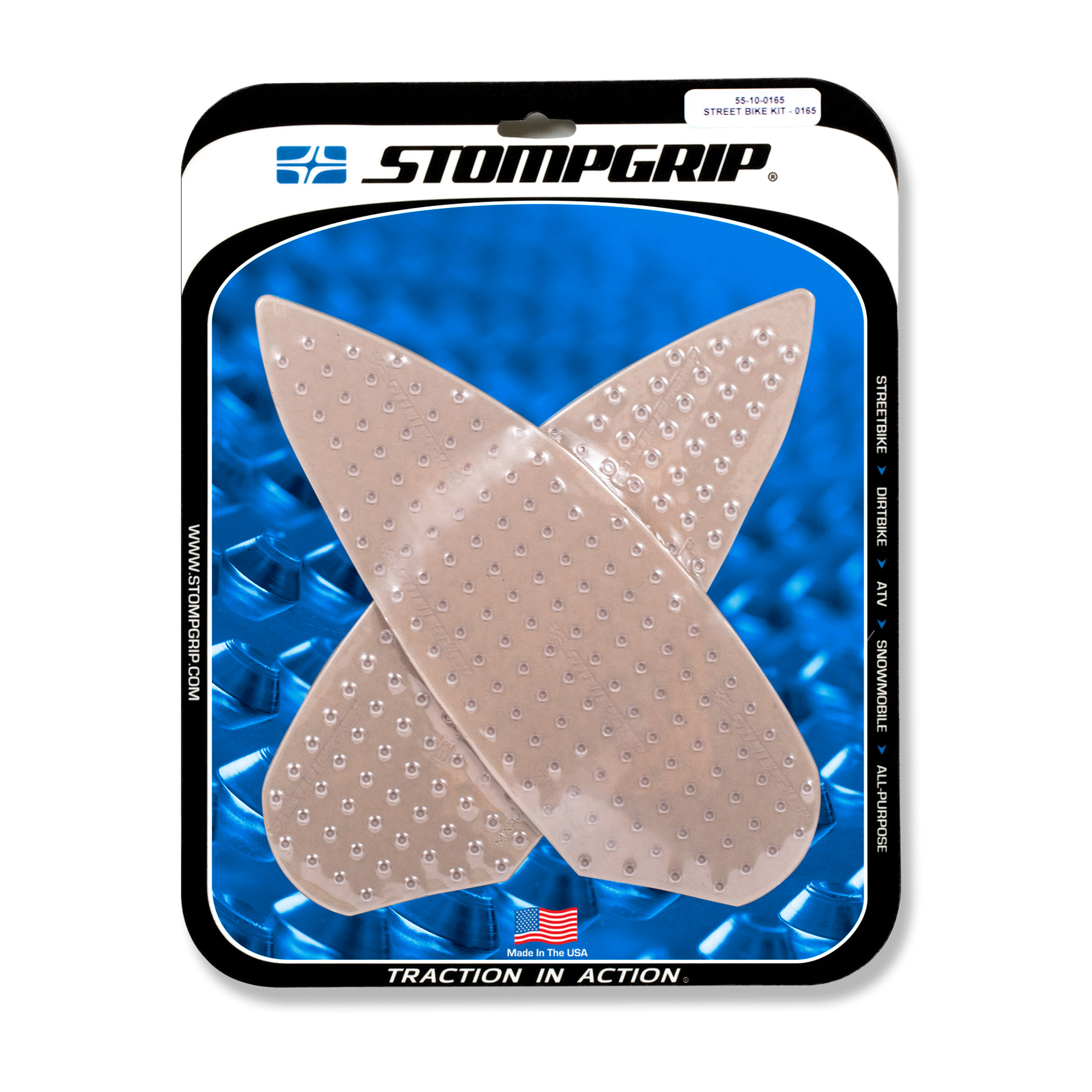 Stompgrip Traction Pads klar, für BMW M1000R, 2023-2025, M1000RR,S1000R, 2021-2025, S1000RR, 2020-2025