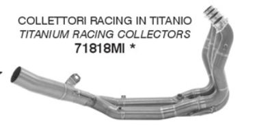 Colector de competición ARROW para BMW M1000 RR, 2025-
