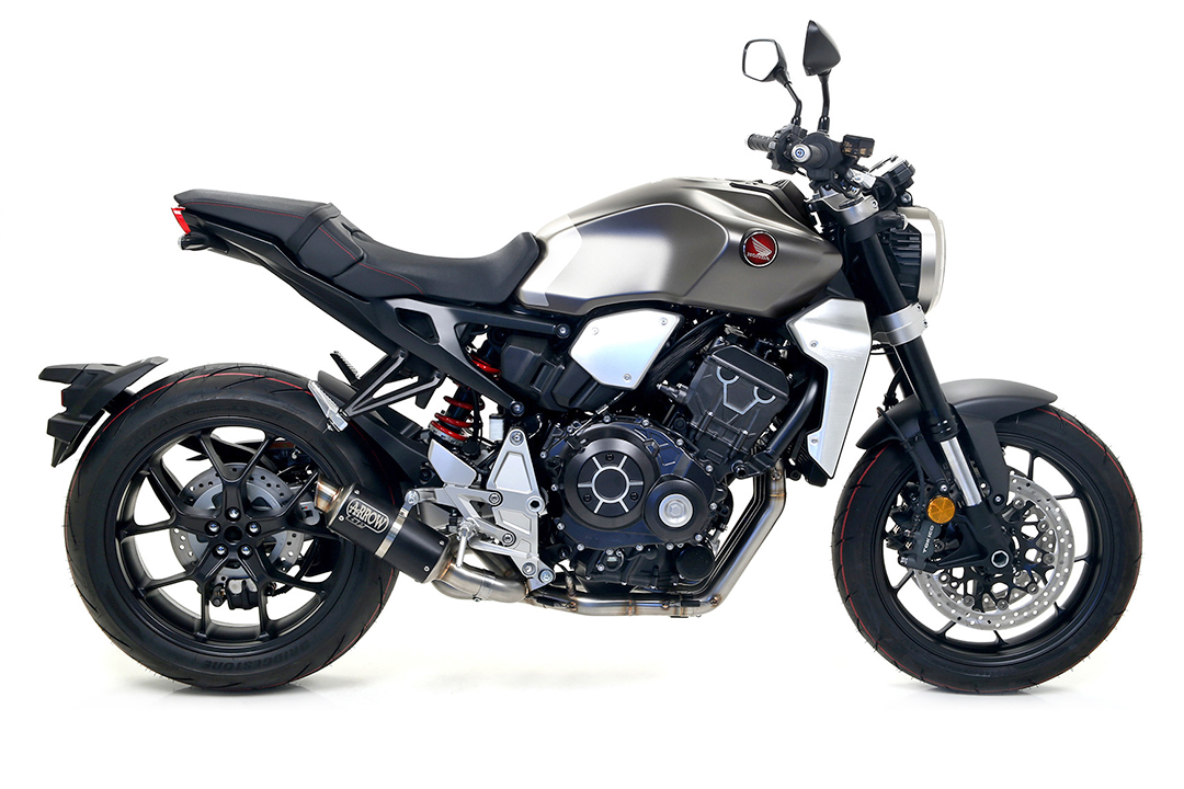 Escape ARROW DARK GP2 para Honda CB1000R 2018- y 2021- de acero inoxidable