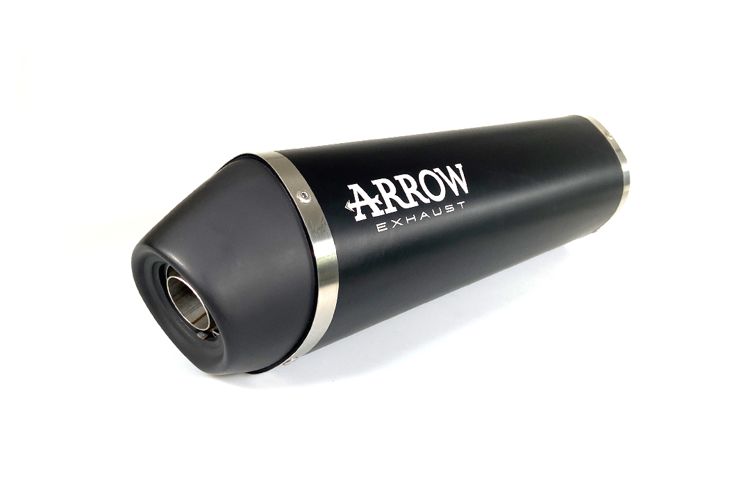 ARROW Escape RACE TECH para Piaggio MP3 400 2007-10 de aluminio, negro