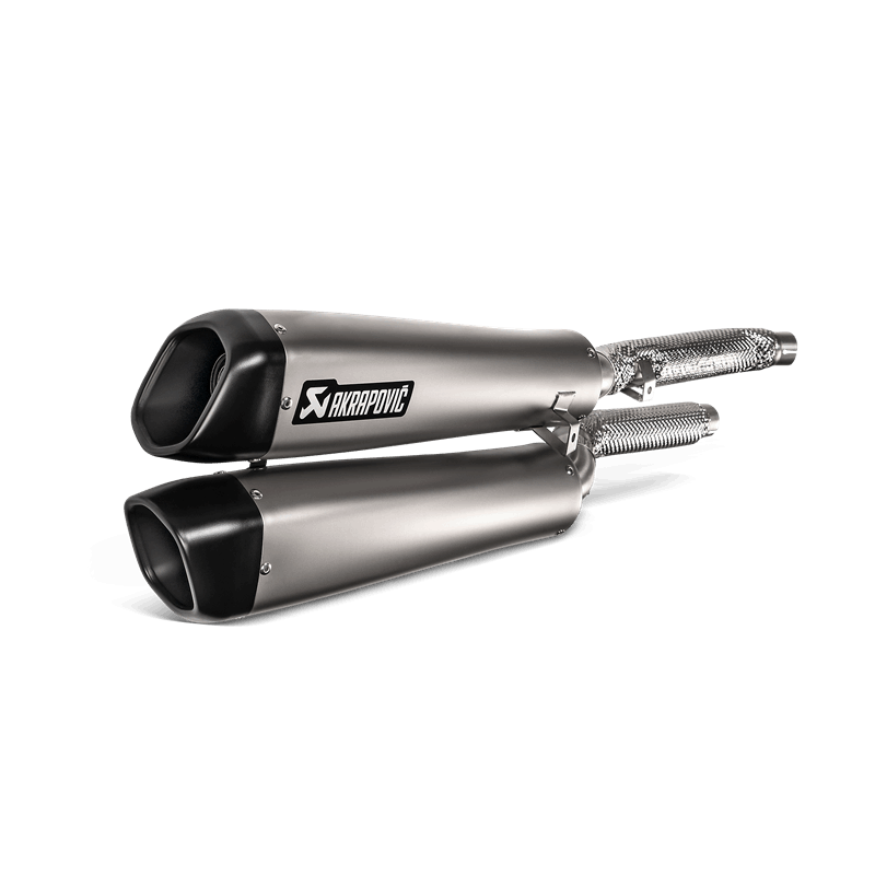 Línea Slip-On Akrapovic (Titanio) Triumph Scrambler 1200 2019-2020