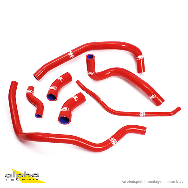 Kit de mangueras de silicona SAMCO SPORT rojo para Yamaha V Max 1200 año del modelo 1985-2007