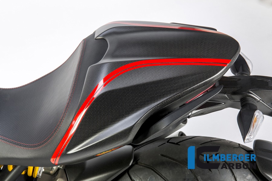 Ilmberger Carbon Tapa de asiento de pasajero mate