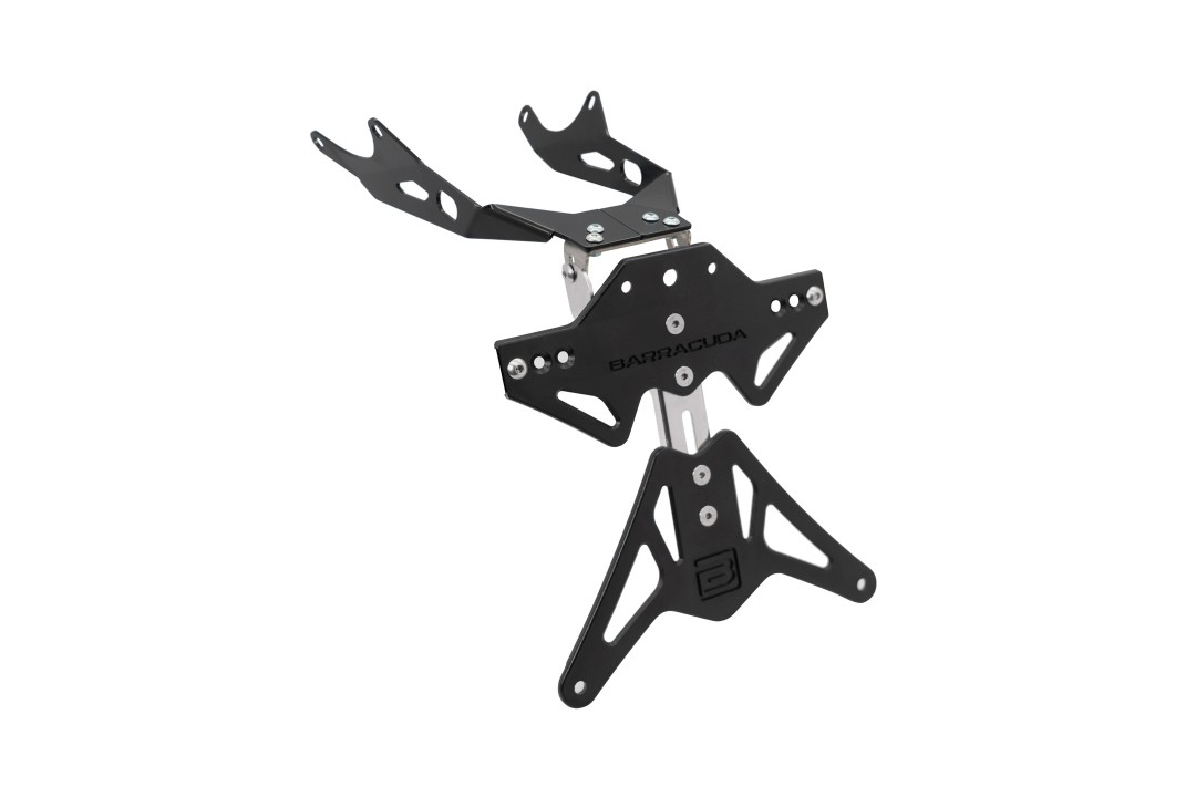 Soporte de matrícula Barracuda para Honda CB650R CBR650R 2019-2020 para usar con los luz de intermitente originales