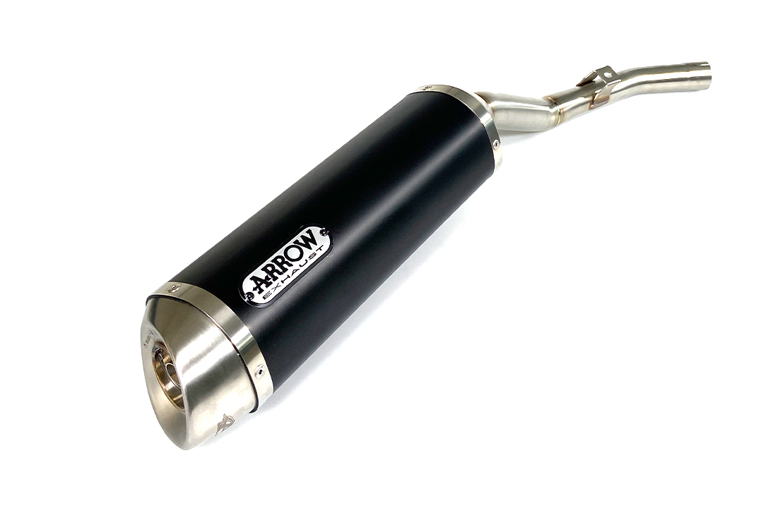 Escape ARROW DARK THUNDER para Yamaha WR125X / WR125R 2009-2016, Aluminio negro