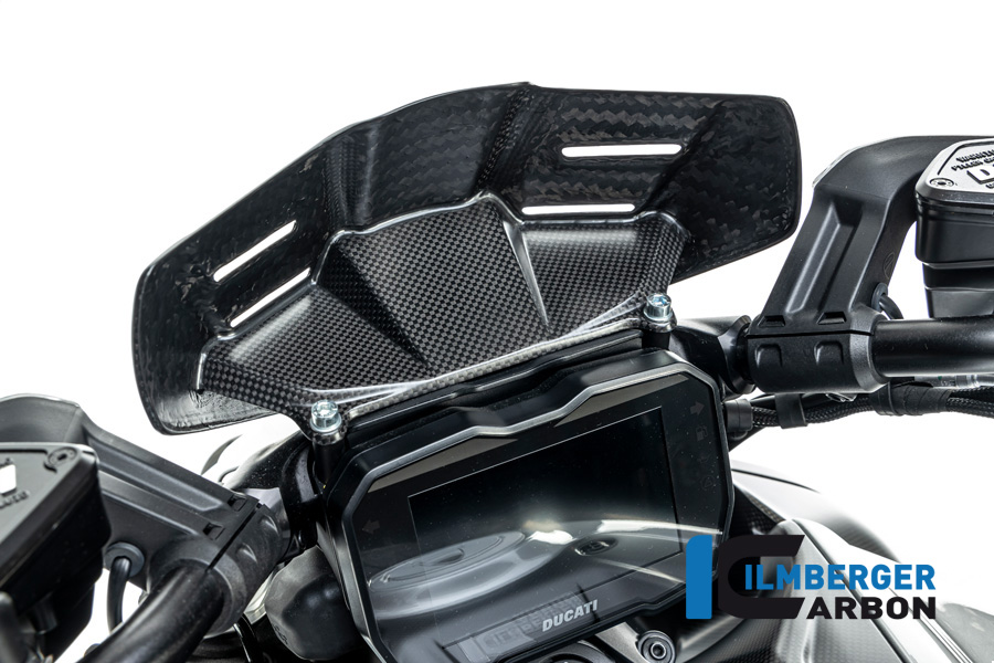 Parabrisas de Carbono Ilmberger, mate, Ducati Diavel V4, 2023-