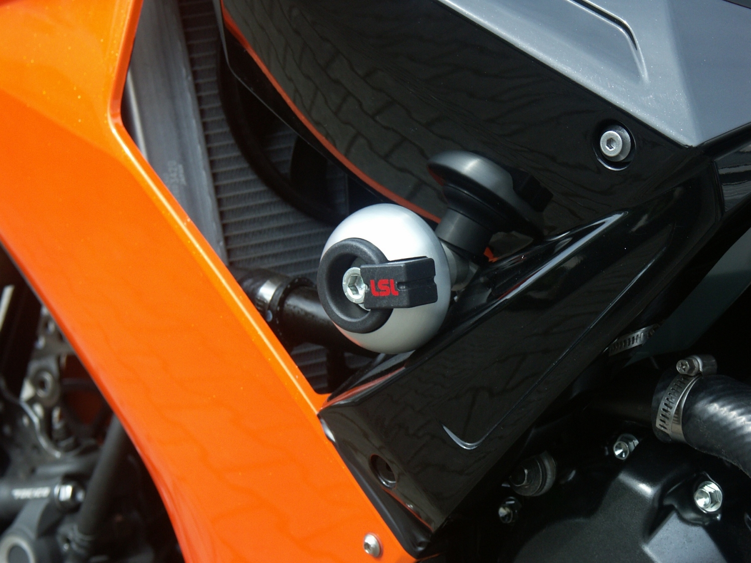 Kit de montaje de topes anticaída LSL para Kawasaki ZX-10R, 2008-2010