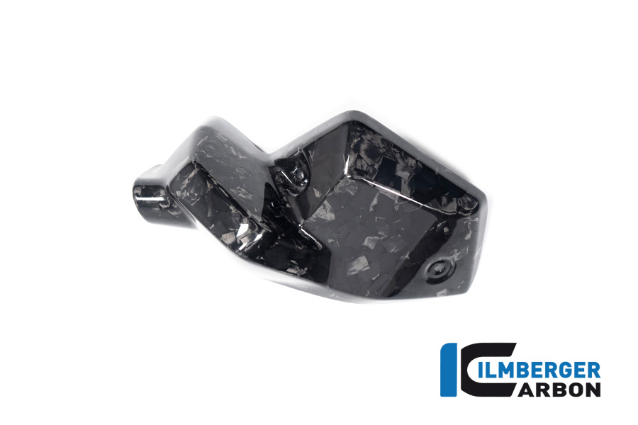 Cubierta de Inyectores de Carbono Ilmberger lado izquierdo, Black Diamond Carbon, brillante, BMW R1300GS 2023-