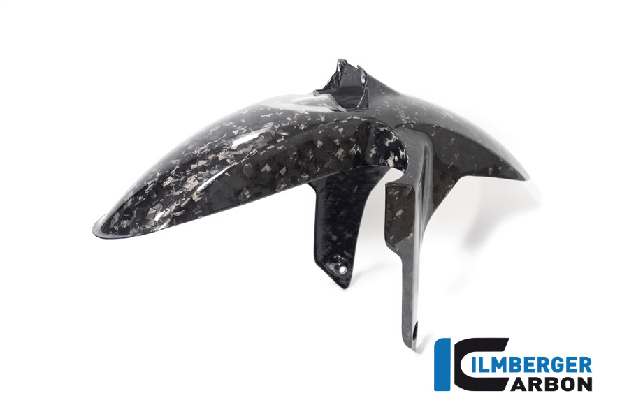 Guardabarros de carbono Ilmberger anterior, delanteroe, Black Diamond Carbon, brillante, BMW R1300GS 2023-
