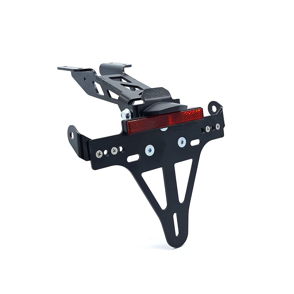 Soporte de matrícula alpha Technik para Yamaha MT125, Tipo RE39, RE40 / RE47, a partir del año de modelo 2020-