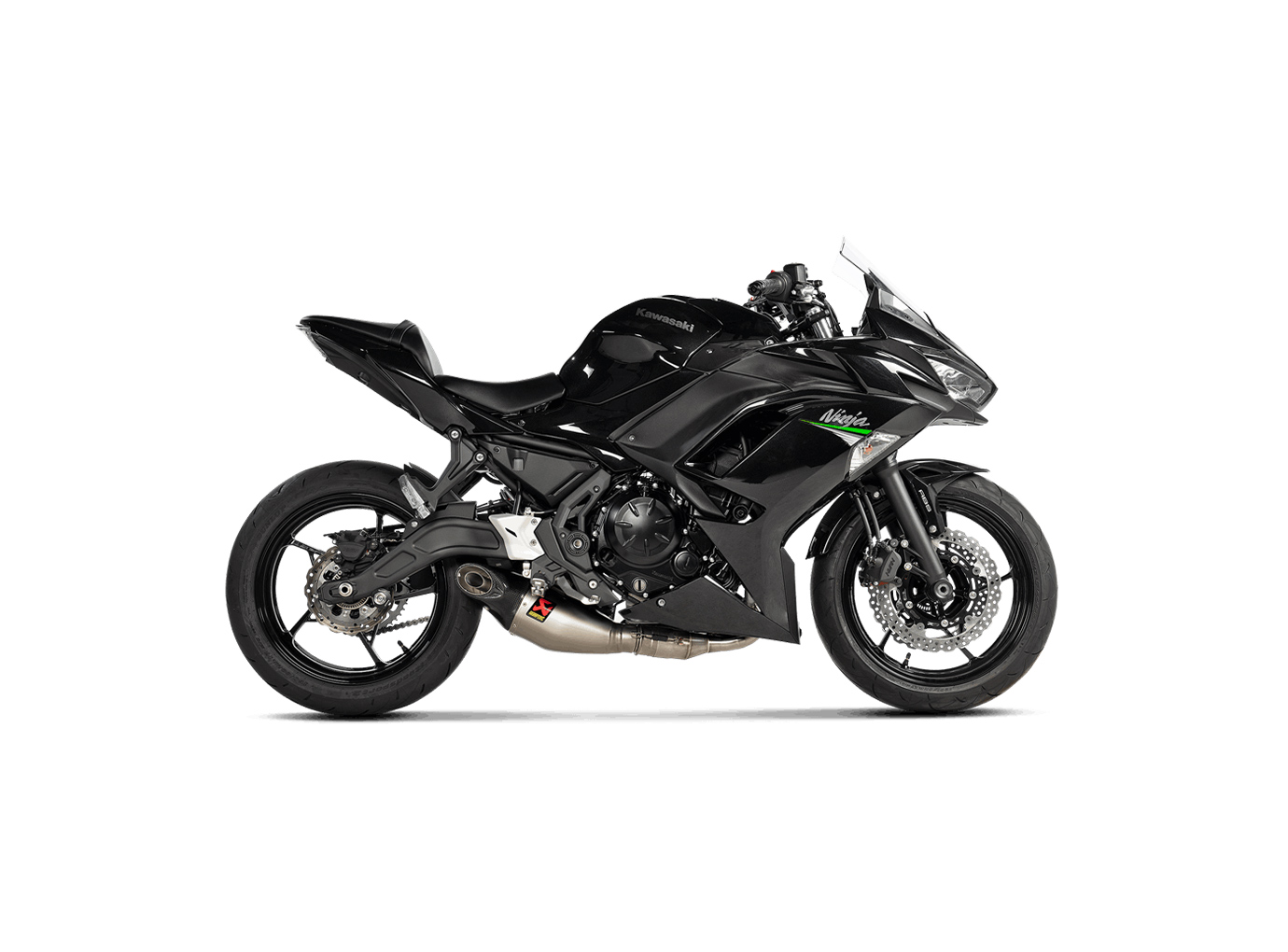 Akrapovic Racing Line (Titanium) sistema de escape para Kawasaki Ninja 650 / Z650 a partir del año de modelo 2023-2025