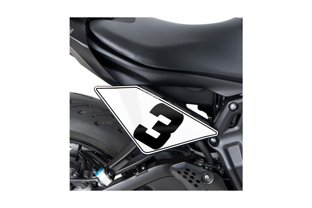 Placa portanúmeros Barracuda Yamaha MT07 2021-