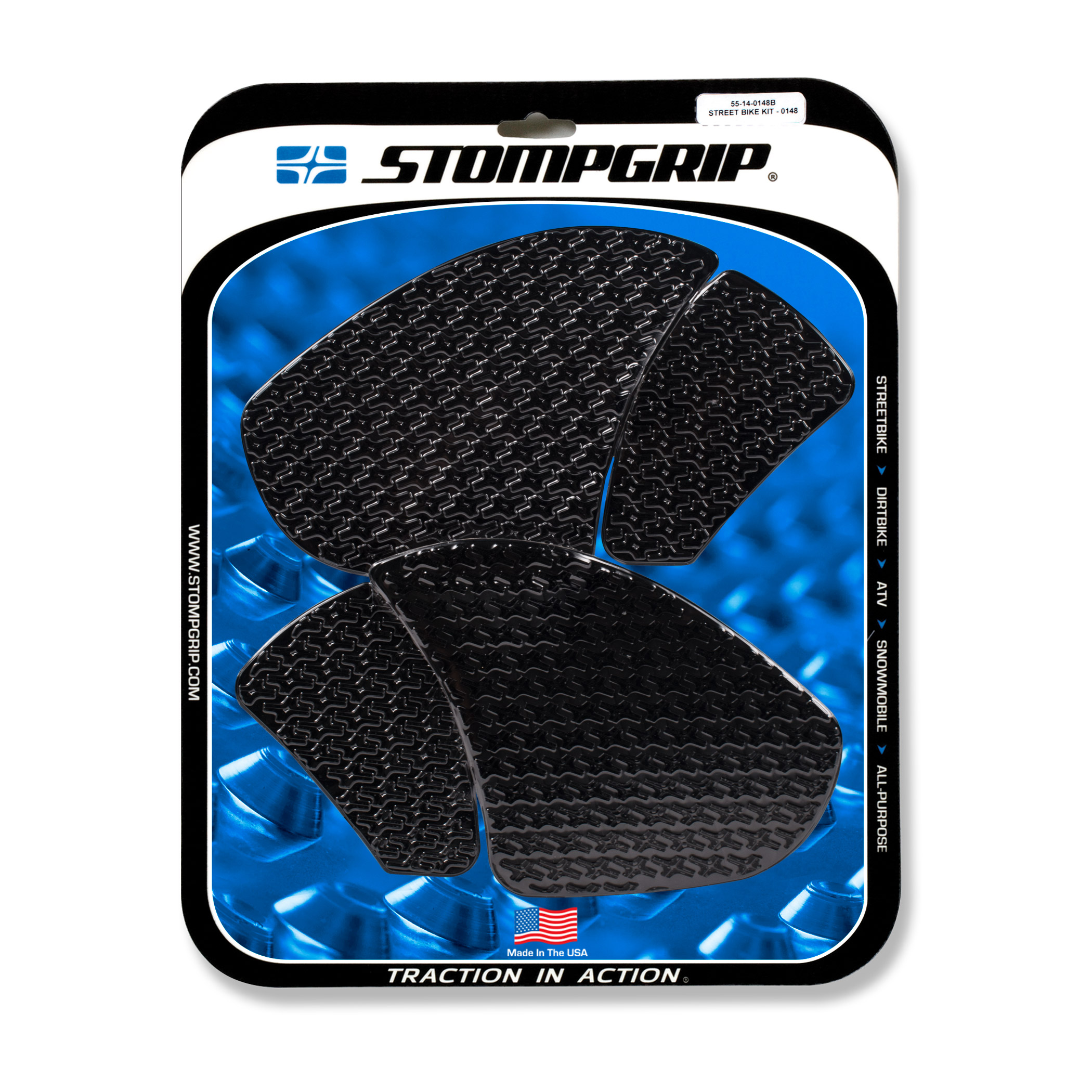 Almohadillas de tracción Stompgrip negras, para Ducati Panigale V4, Streetfighter V4, Superleggera V4 (ver lista de uso)