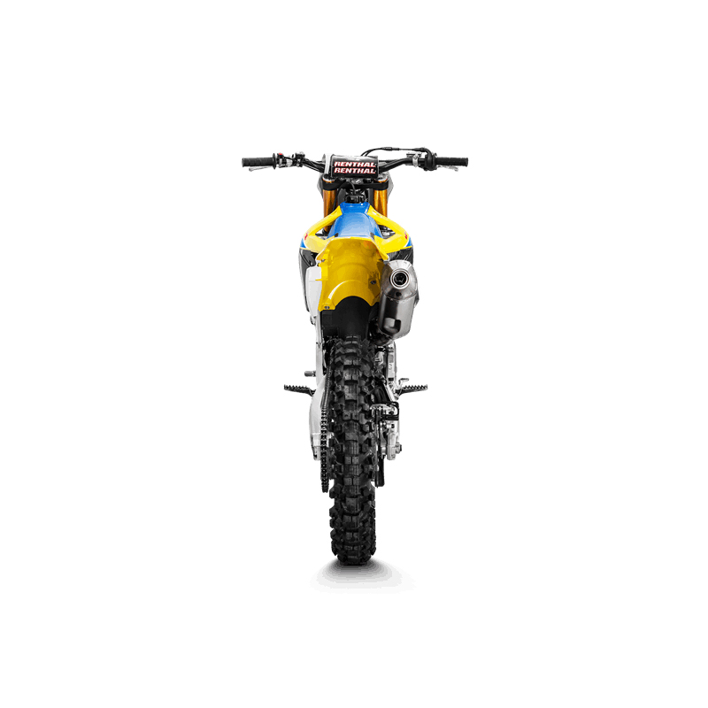 Línea Akrapovic Evolution (Titanio) sistema de escape para Suzuki RM-Z 450 2018-2025