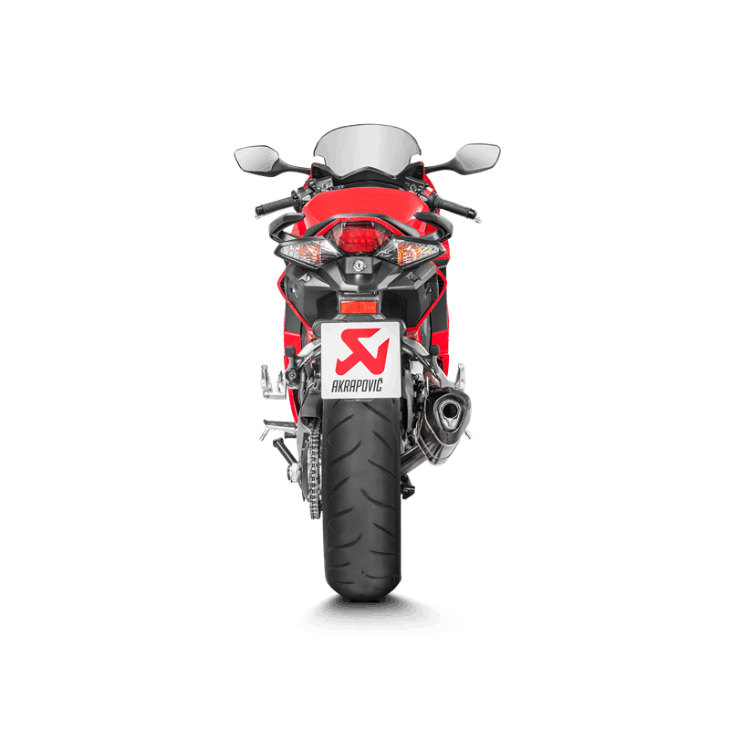 Escape Akrapovic Slip-On Line (Titanio) para Honda VFR800F / VFR800X Crossrunner, año del modelo 2017-2020