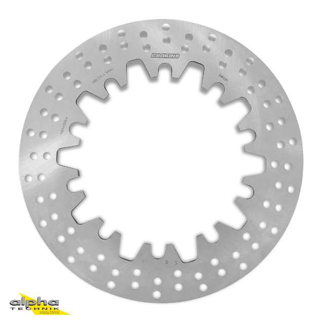 BRAKING disco de freno estándar anterior, delanteroe para varios modelos Peugeot Speedfight