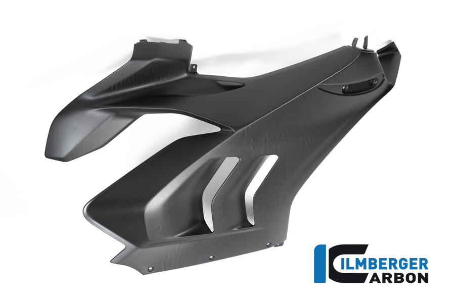 Panel lateral de carenado de carbono Ilmberger lado derecho mate Panigale V4 R