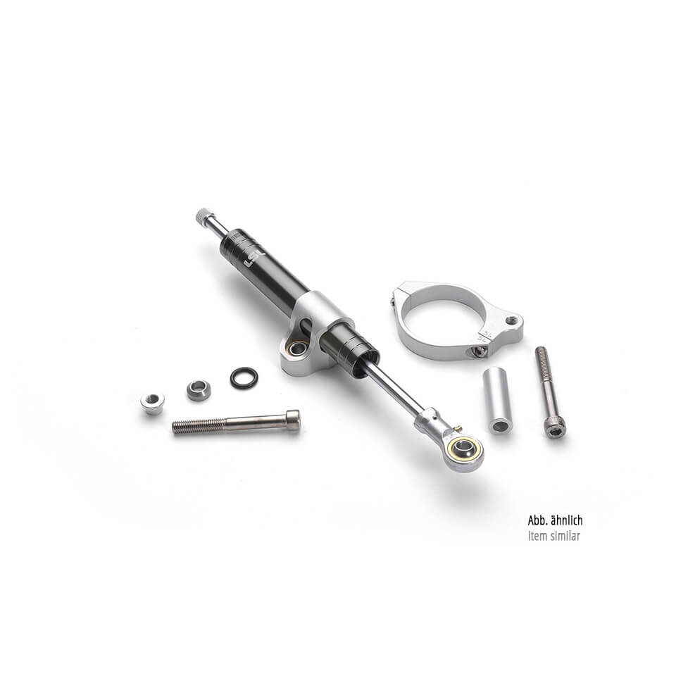Kit de amortiguador de dirección LSL con informe técnico de piezas para CBR900RR, 2002-2003, titanio