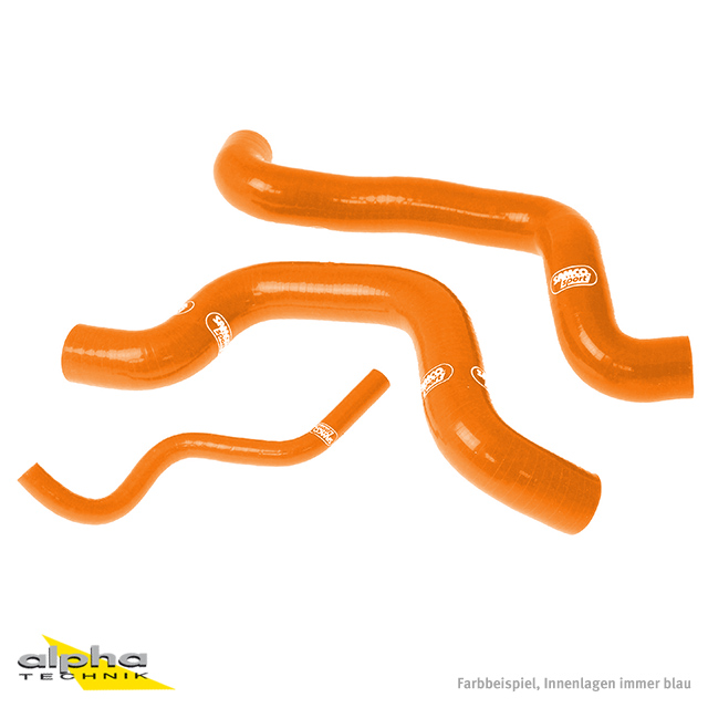 SAMCO SPORT Kit de mangueras de silicona naranja para Suzuki SV650 año del modelo 2003-2014