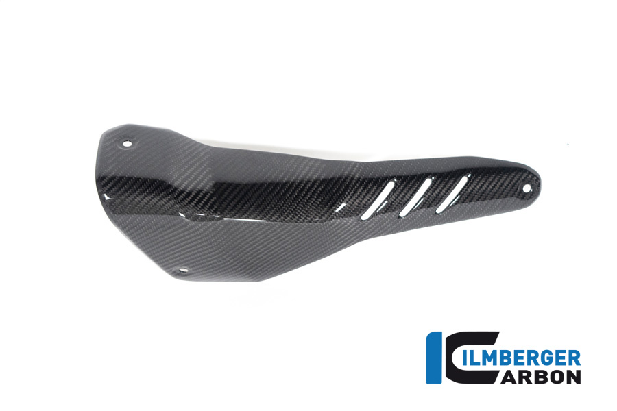 Protector térmico de escape de carbono Ilmberger anterior, delanteroe brillante para Aprilia RSV4 / Tuono V4 2021-