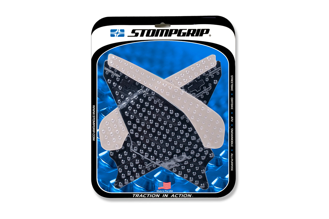 Stompgrip híbrido, Volcano, para Kawasaki Ninja 250R, 2008-2012