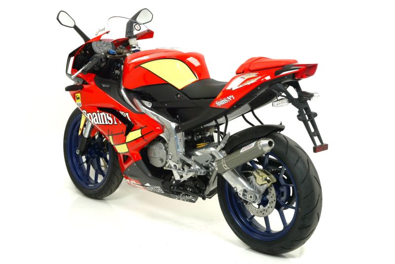 Silenciador trasero GIANNELLI STREET 2STROKE para Aprilia RS125 1994-2014 / Tuono 125 2004