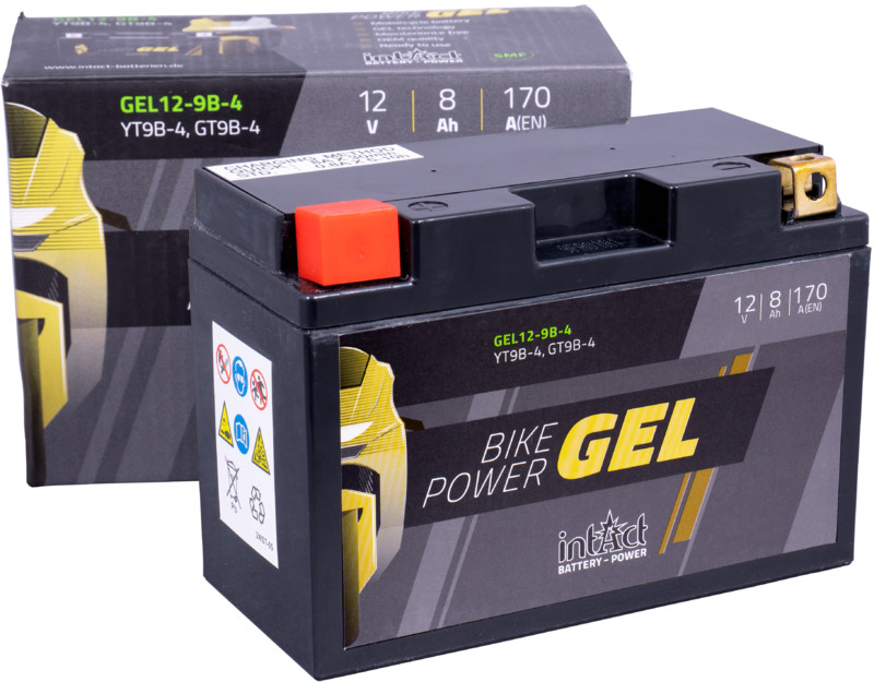 Batería Intact GEL YT9B-4 / GT9B-4