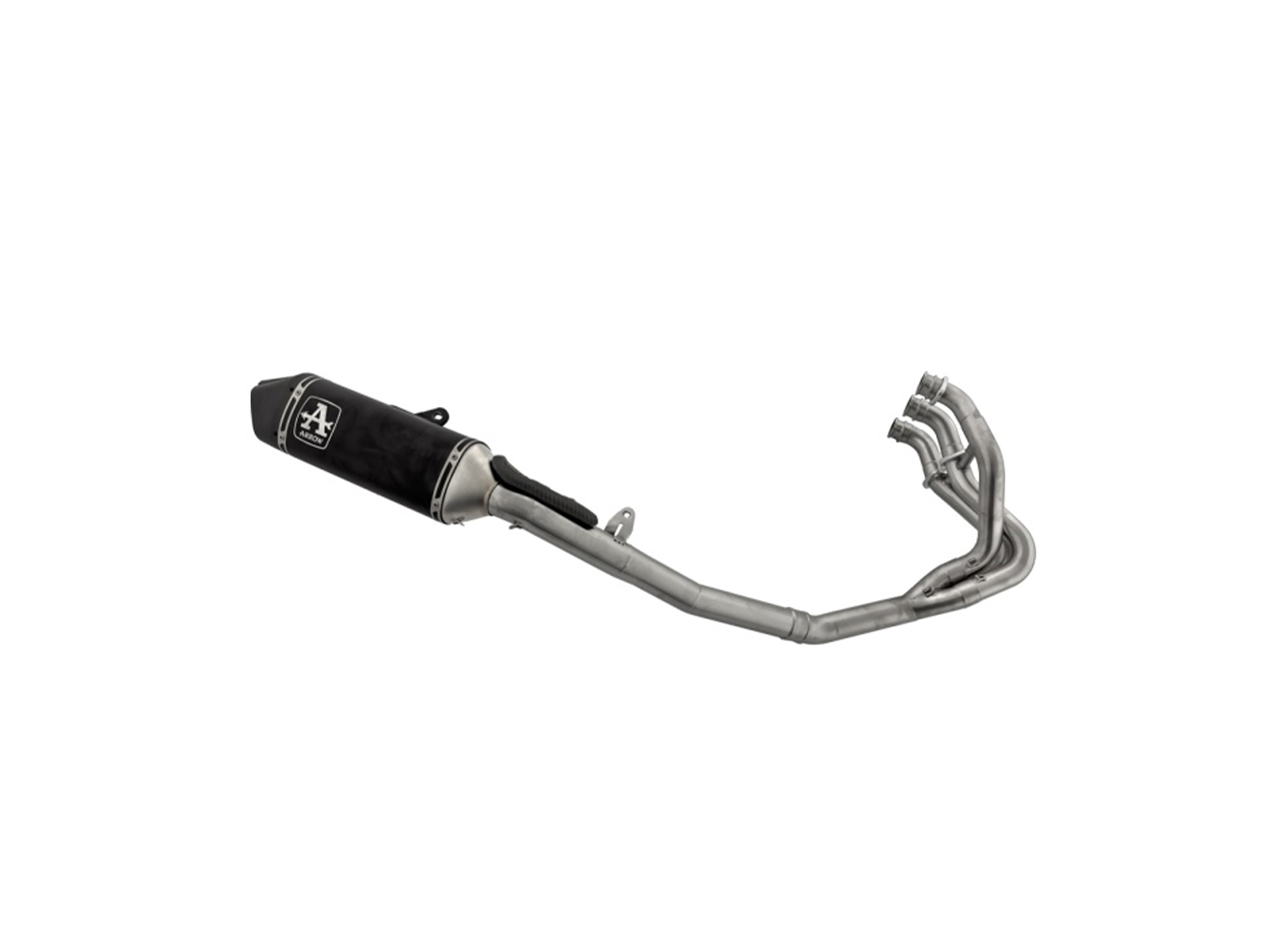 Sistema completo ARROW con homologación calle para Triumph Street Triple 765 RS, modelo año 2023-