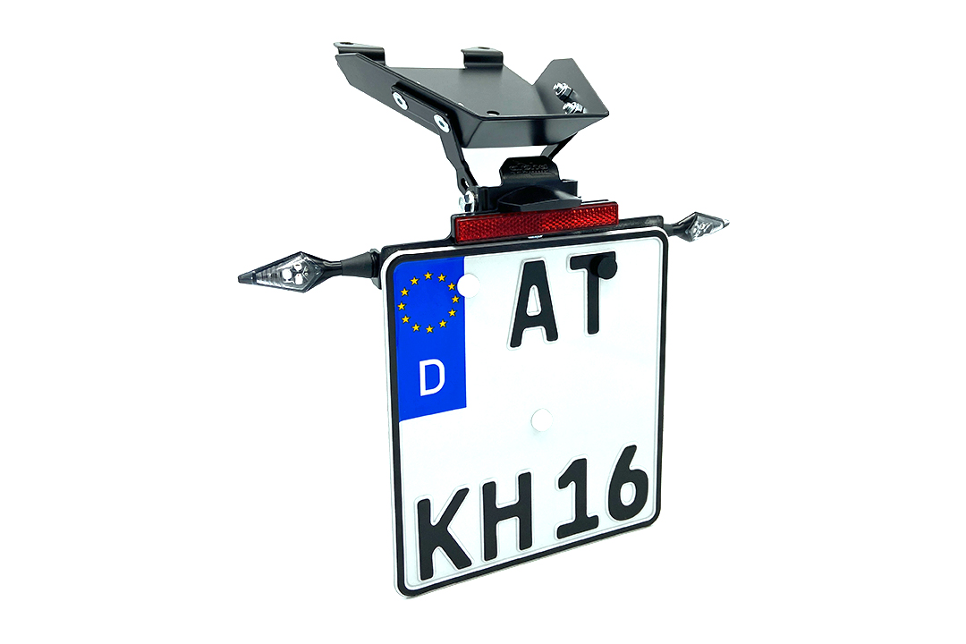 Soporte de matrícula alpha Technik para Aprilia Tuareg 660, Tipo XB / XC / XL / XM, a partir del modelo 2022-