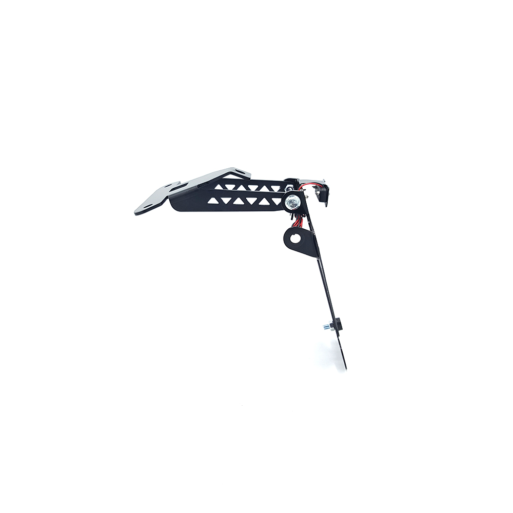 Soporte de matrícula alpha Technik para Aprilia RSV4; Tipo RK; Año del modelo 2011-