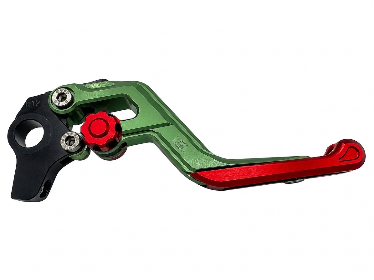 LSL ERGONIA Maneta de freno R32 Verde/Rojo/Rojo