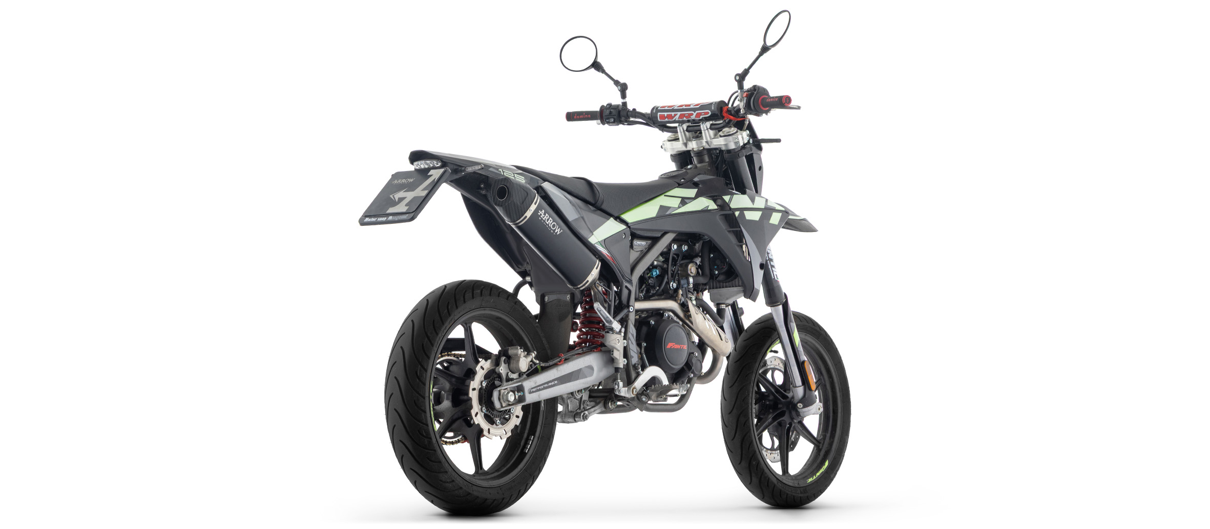 ARROW Escape DARK Icon para Fantic XEF / XMF 125 a partir del año del modelo 2025-