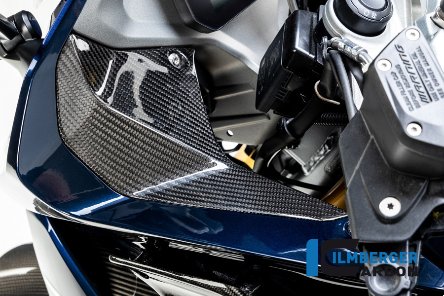 Cubierta de carbono Ilmberger lado izquierdo junto al cockpit, brillante, BMW R1250RS 2019-