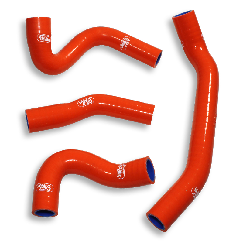 Kit de mangueras de silicona SAMCO SPORT naranja para KTM 250 Duke 2017-2024, 390 Duke 2017-2023