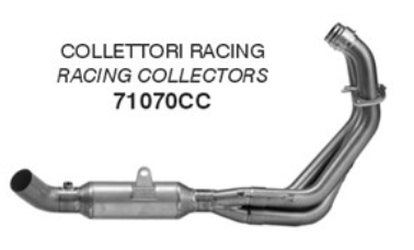 Colector de Competición ARROW de Acero Inoxidable para Yamaha MT09 2024-